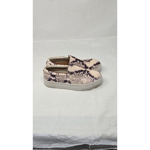 Steve Madden Shoes Women's Gills Slip On Sneakers Snakeskin Print flat size 7 M - Picture 8 of 11